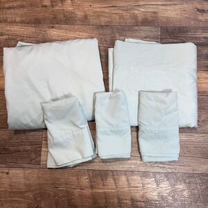 Charisma Light Blue King Sheet 5 pieces 100% Polyester Microfiber